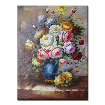 350x350 Glass Painting Designs Of Flowers For Decor - Flowers Painting Designs