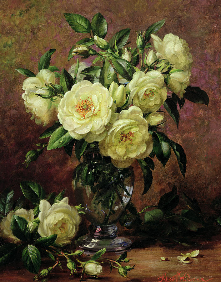 707x900 Flower Paintings Fine Art America - Flowers Painting Pictures