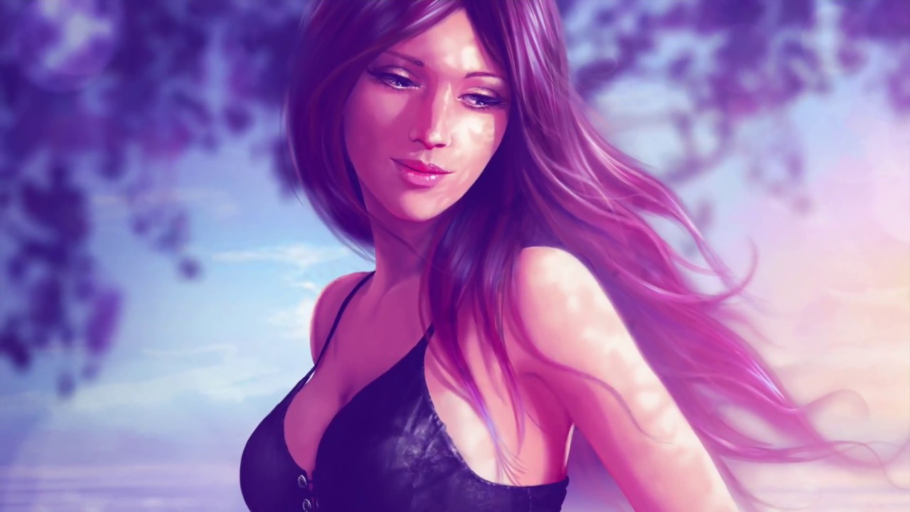 1280x720 Tutorial For Soft Flowing Hair Amp Time Lapse Painting In Photoshop - Flowing Hair Painting