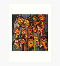 210x230 Flowing Hair Painting Amp Mixed Media Art Prints Redbubble - Flowing Hair Painting