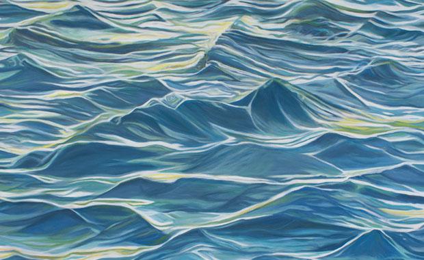 620x380 Going With The Flow Water Paintings By Fredericka Foster - Flowing Water Painting