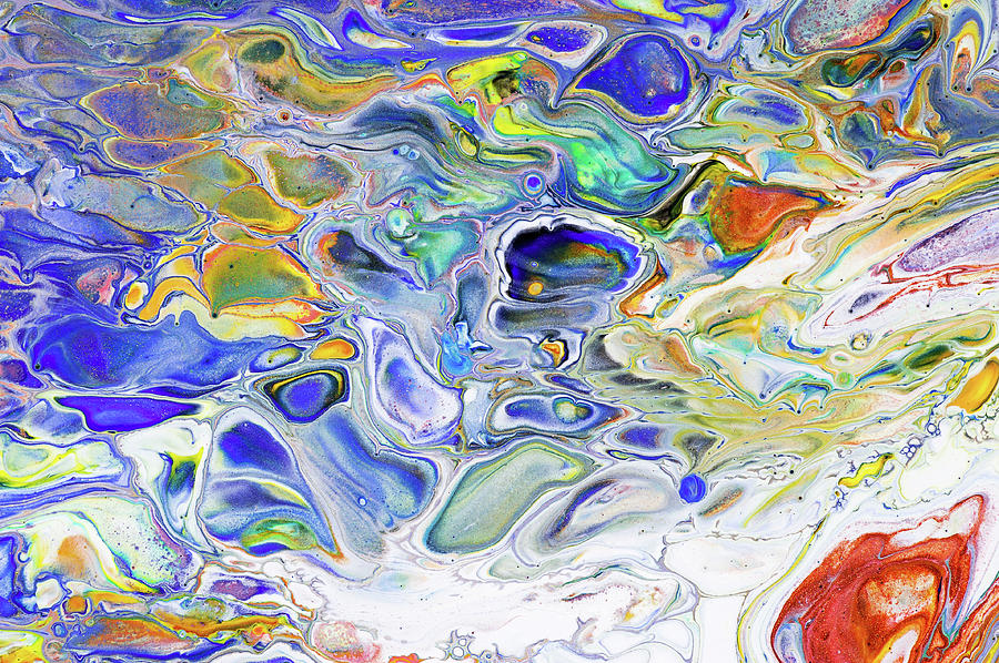 900x598 Colorful Night Dreams 3. Abstract Fluid Acrylic Painting - Fluid Acrylic Painting