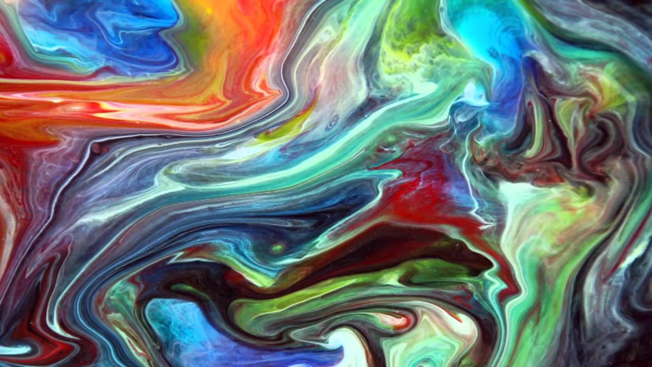1280x720 Acrylic Fluid Painting By Mark Chadwick With Zsou - Fluid Acrylic Painting