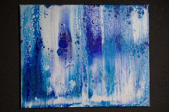 580x387 Original Fluid Art Abstract Painting - Fluid Art Painting