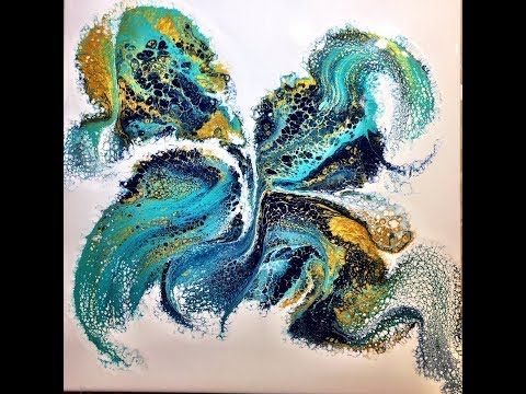 480x360 Acrylic Pouring Painting 8, Big Size - Fluid Painting Artists