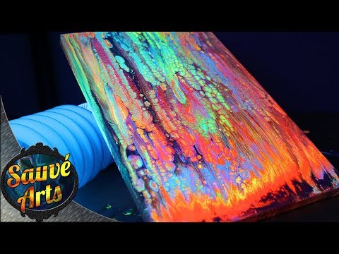 480x360 Fluid Acrylic Painting - Fluorescent Painting