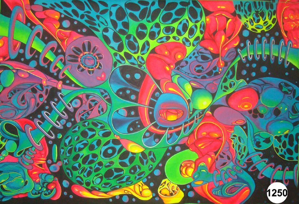 Fluorescent Painting at PaintingValley.com | Explore collection of ...