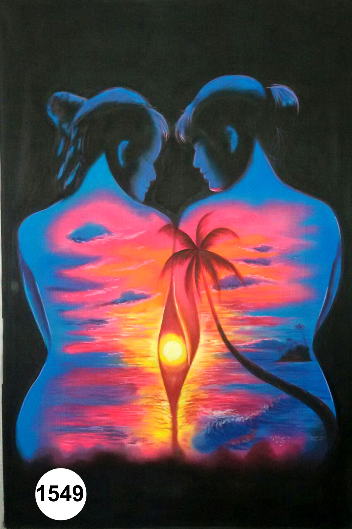 1200x1800 Girls - Fluorescent Painting
