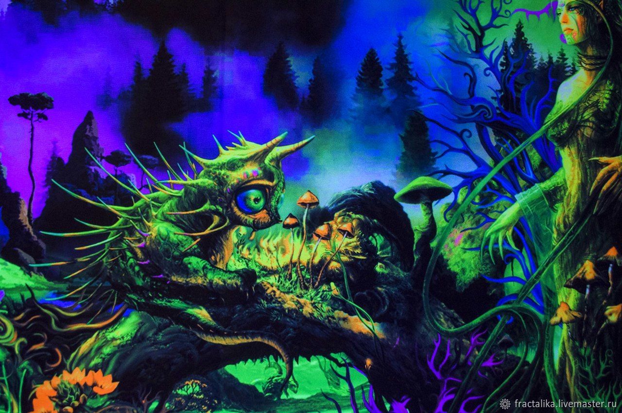 1280x850 The Fluorescent Painting Elven Forest Shopline - Fluorescent Painting