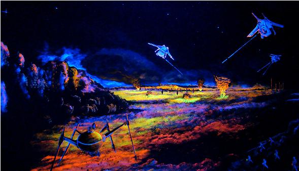 589x338 Black Light Fluorescent Paint - Fluorescent Painting