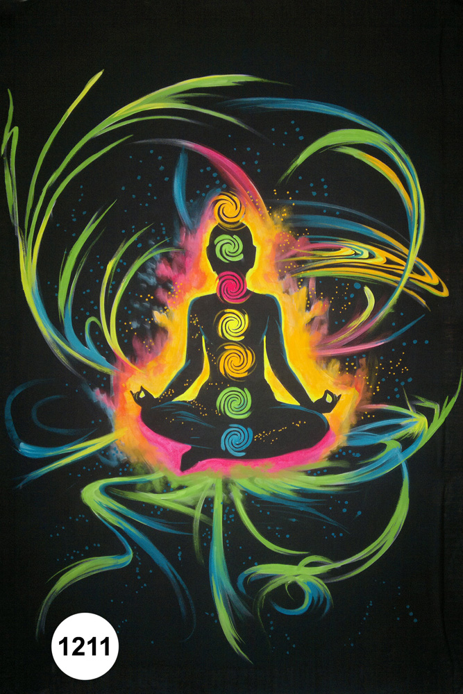 667x1000 Chakra, Fluorescent Painting 1211 Modern Arts - Fluorescent Painting