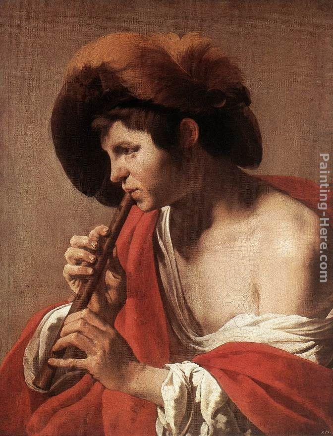 672x880 Hendrick Terbrugghen Boy Playing Flute Painting Best Boy Playing - Flute Painting