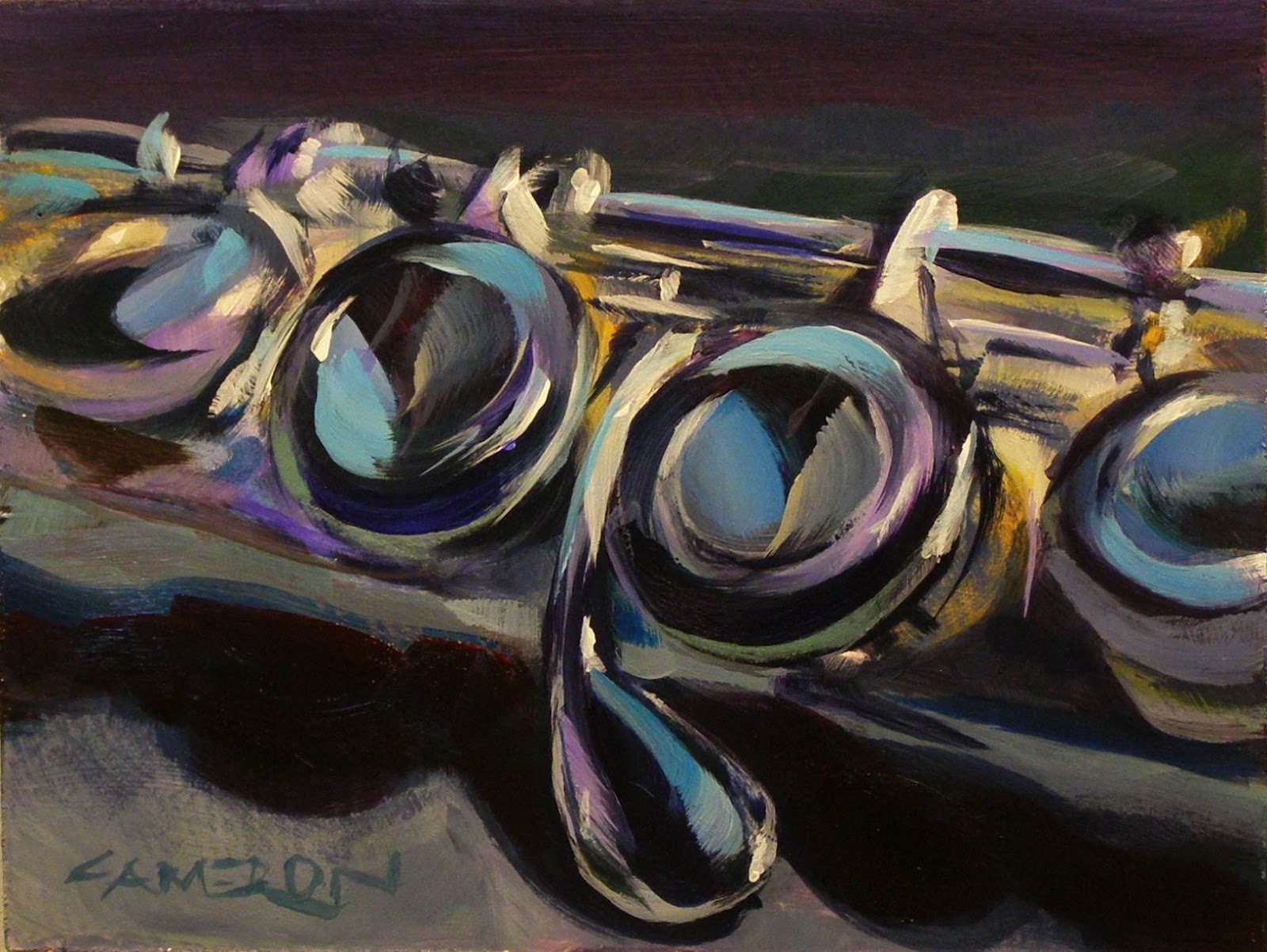 1600x1202 Brian Cameron's Daily Paintings Flute Too - Flute Painting