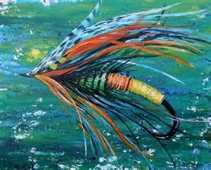 300x242 Fly Fishing Watercolors - Fly Fishing Painting