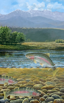 225x360 Fly Fishing Painting Archives - Fly Fishing Painting