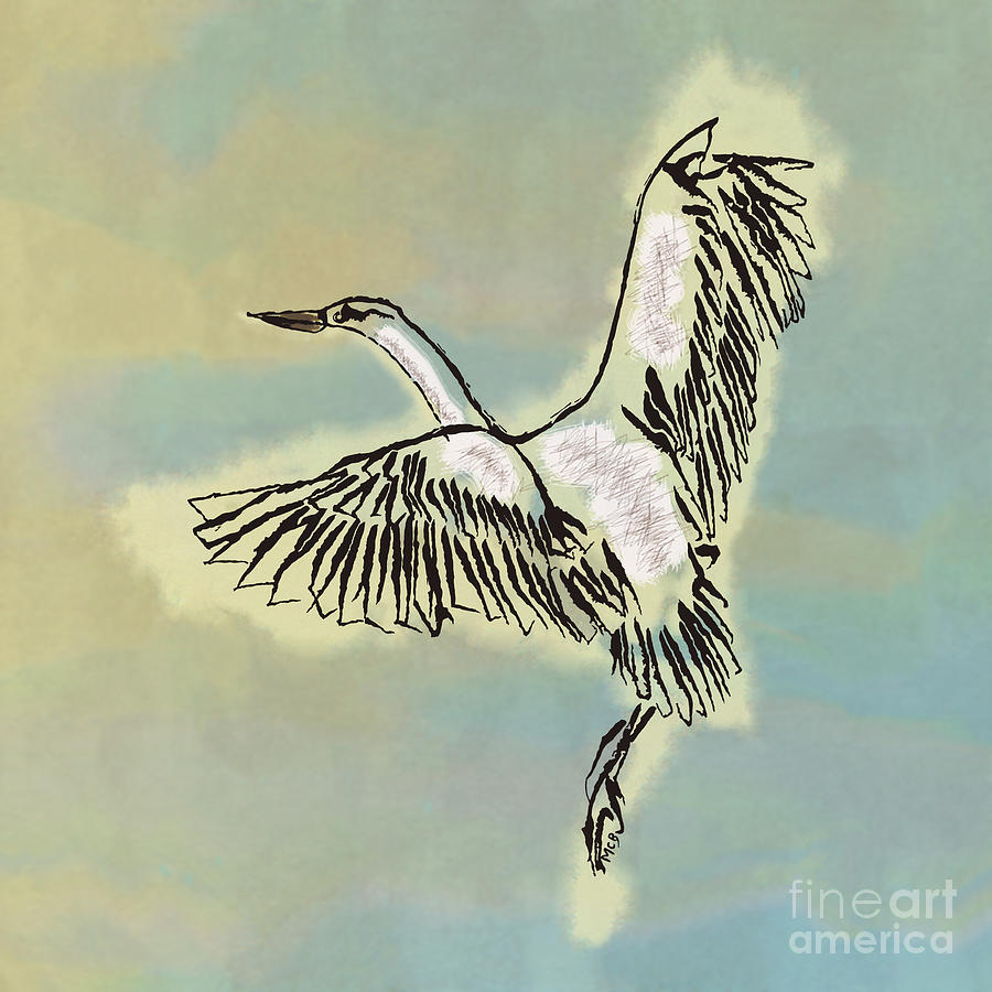 900x900 Beautiful Bird Painting Unique Cool Flying Bird Something Blue Sky - Flying Bird Painting