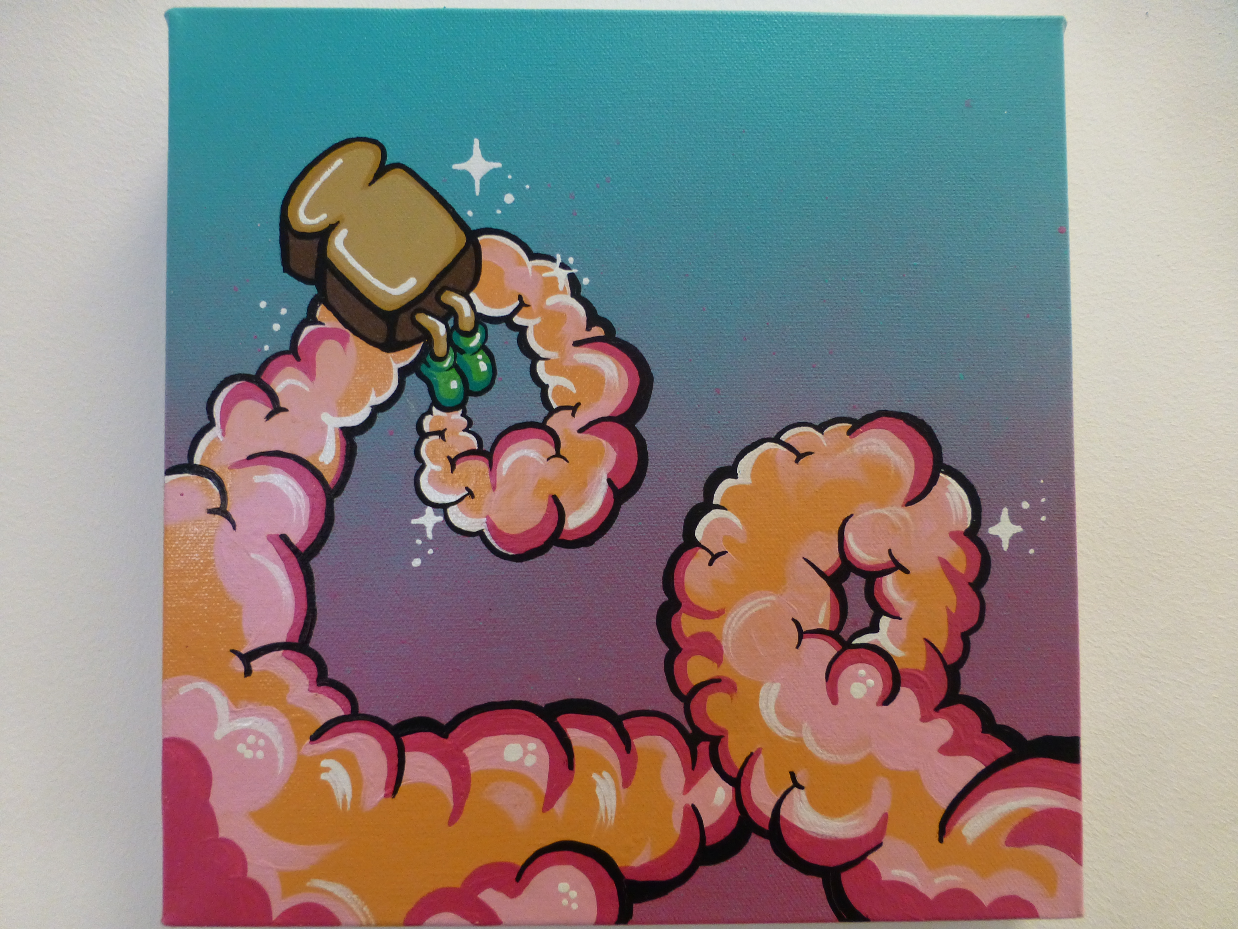 4320x3240 A Visit To Artista's A Flying Studio London Calling Blog - Flying Burger Painting