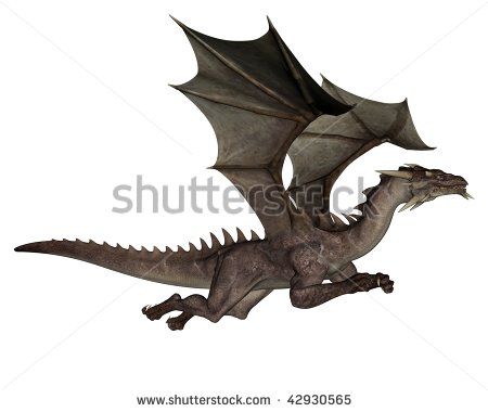 450x380 Stock Photo D Rendered Flying Dragon Isolated On White Background - Flying Dragon Painting