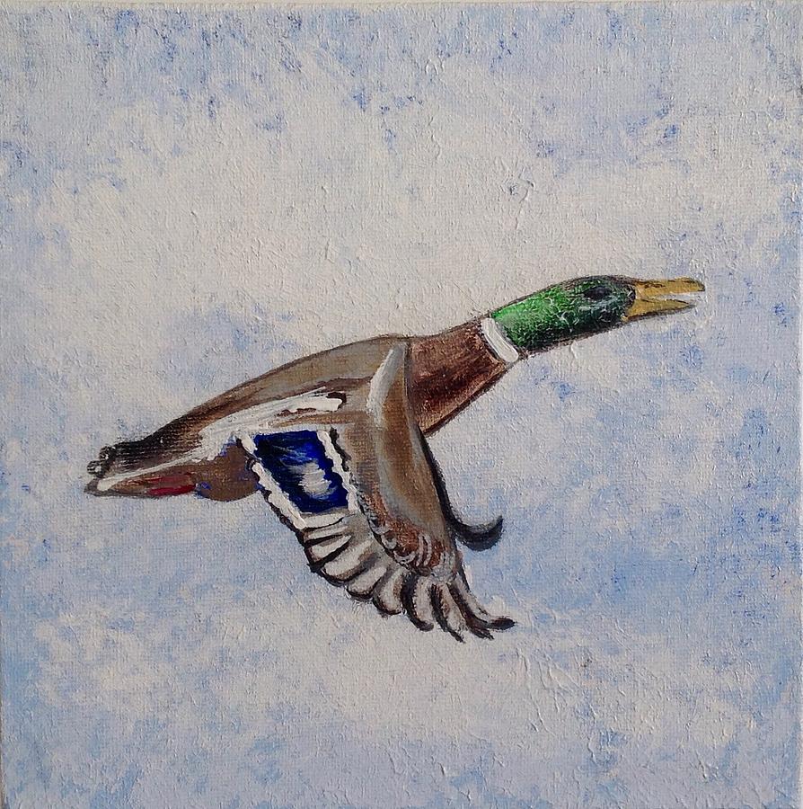 Flying Duck Painting at Explore collection of