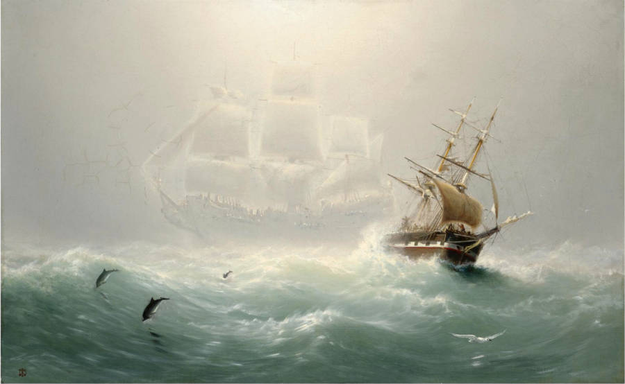 900x554 The Mystery Of The Flying Dutchman Explained By The Physics Of Light - Flying Dutchman Painting