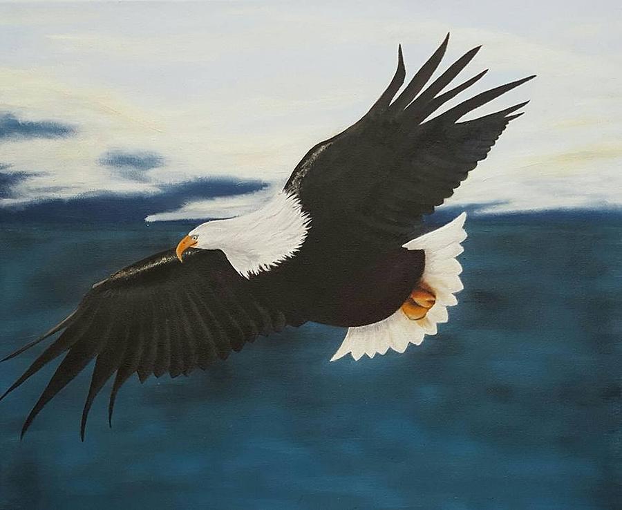 Flying Eagle Painting at Explore collection of