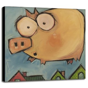 310x310 Flying Pig Painting Wayfair - Flying Pig Painting