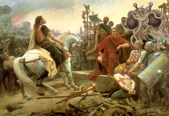 555x381 Image - Flying Spaghetti Monster Painting