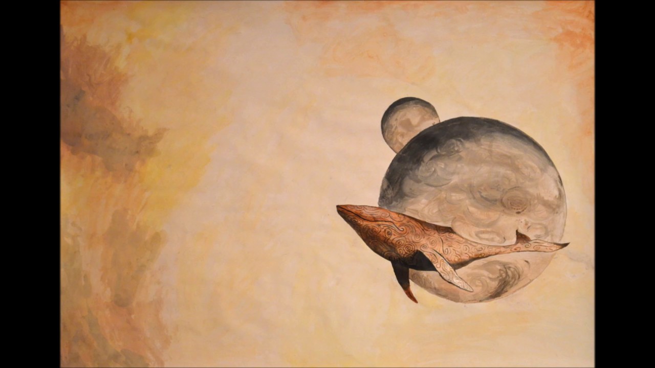 1280x720 Gojira - Flying Whale Painting