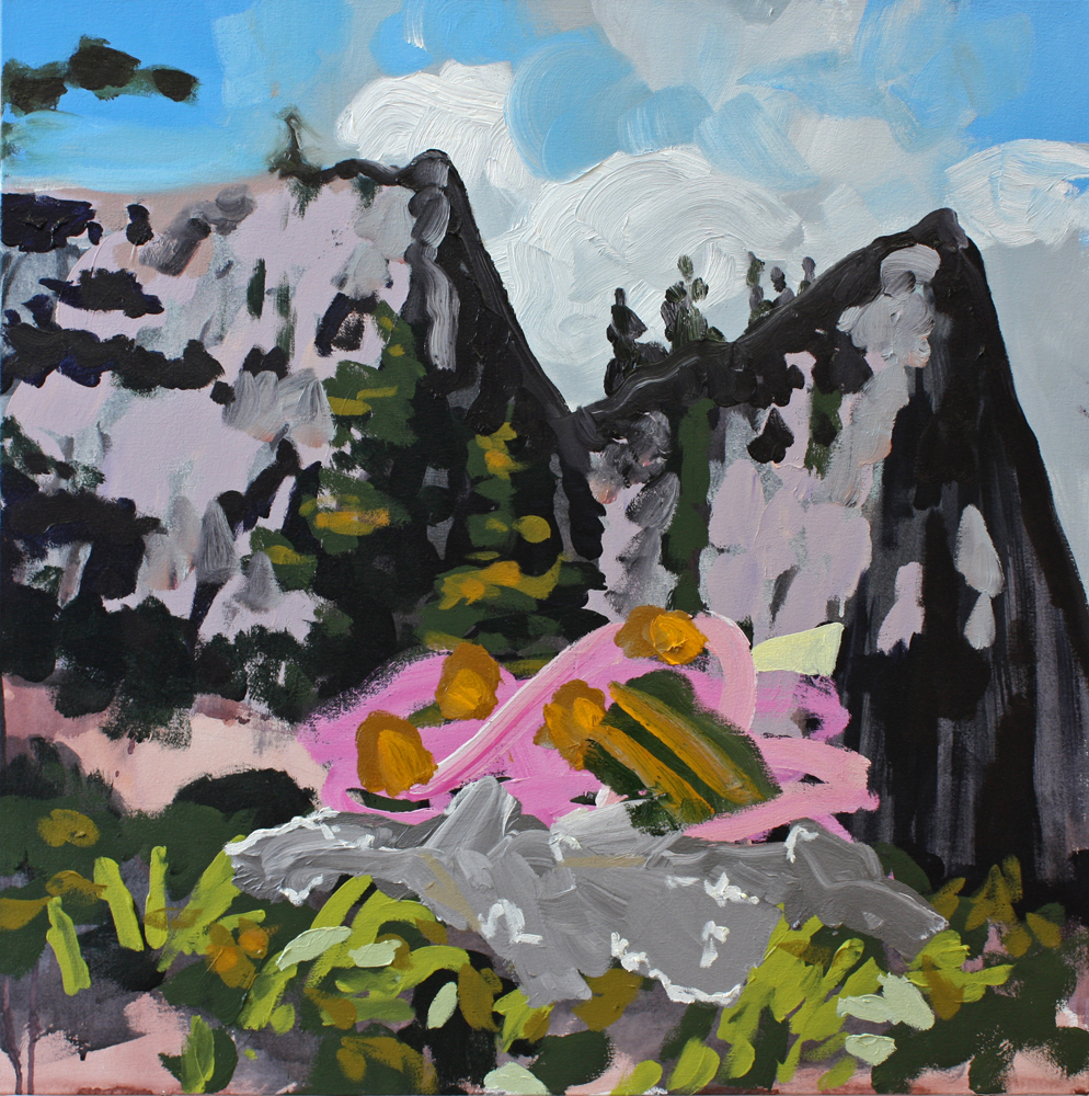 994x1000 G. Gibson Gallery Susanna Bluhm Carry Me - Foil Painting Artists