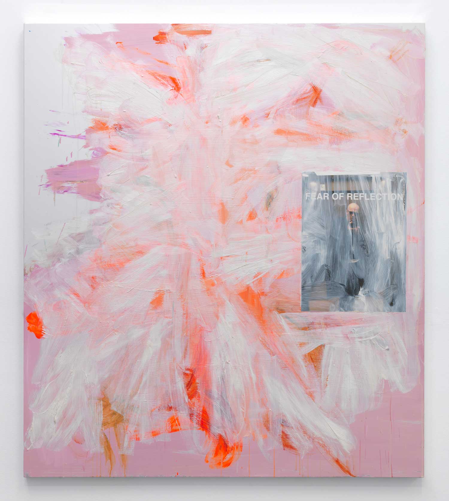 1500x1671 Peter Bonde Paintings On Ultra Reflective Mirror Foil. - Foil Painting Artists