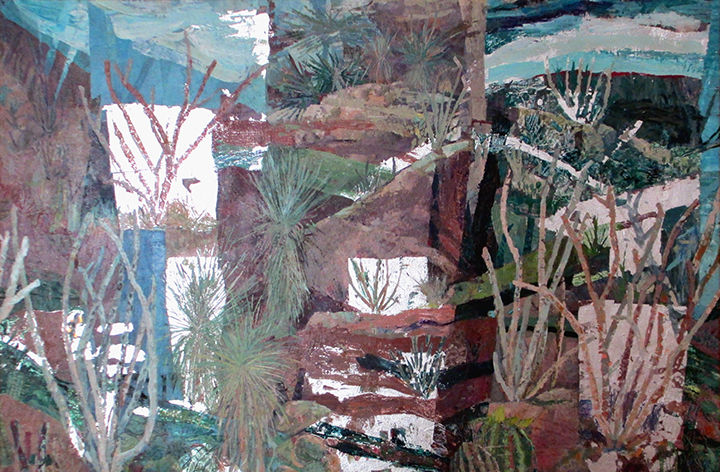 720x472 The World's Split Open By Three Artists In Beautiful Show - Foil Painting Artists