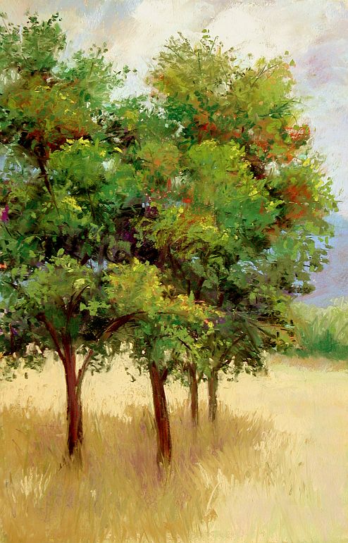 494x771 Landscape Painting In Pastels Chapter Twelve Foliage - Foliage Painting