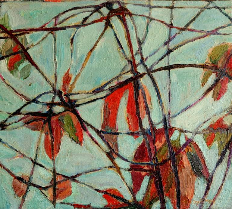 770x695 Saatchi Art Foliage Painting By Maja - Foliage Painting