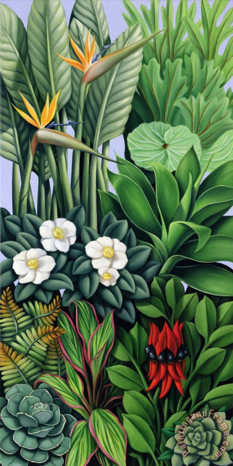 480x960 Catherine Abel Foliage Ii Painting - Foliage Painting