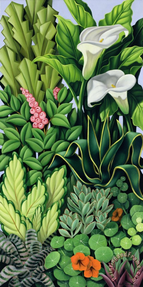 477x960 Catherine Abel Foliage Painting - Foliage Painting