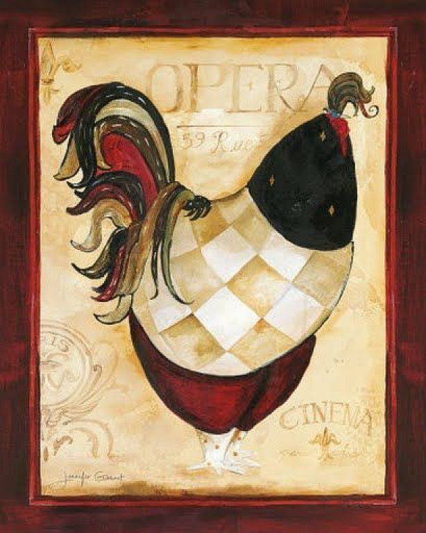 614x768 Chicken Clipart Folk Art - Folk Art Chicken Painting