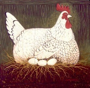 300x296 45 Best Warren Kimble Images On Naive Art, Folk Art - Folk Art Chicken Painting