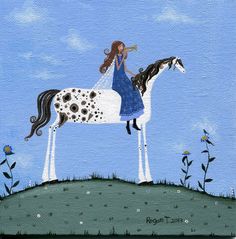 236x239 64 Best Regan's Folk Art Images On Folk Art Paintings - Folk Art Horse Painting
