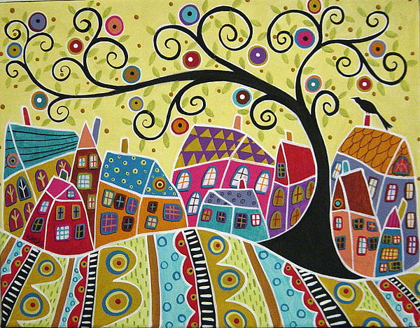 600x468 Contemporary Folk Art Paintings Fine Art America - Folk Art Painting