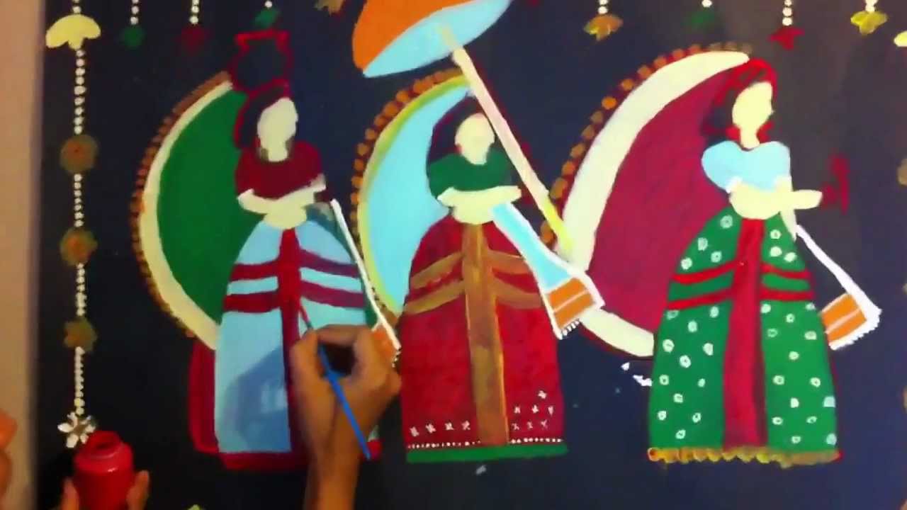 1280x720 Creative Painting - Folk Art Painting
