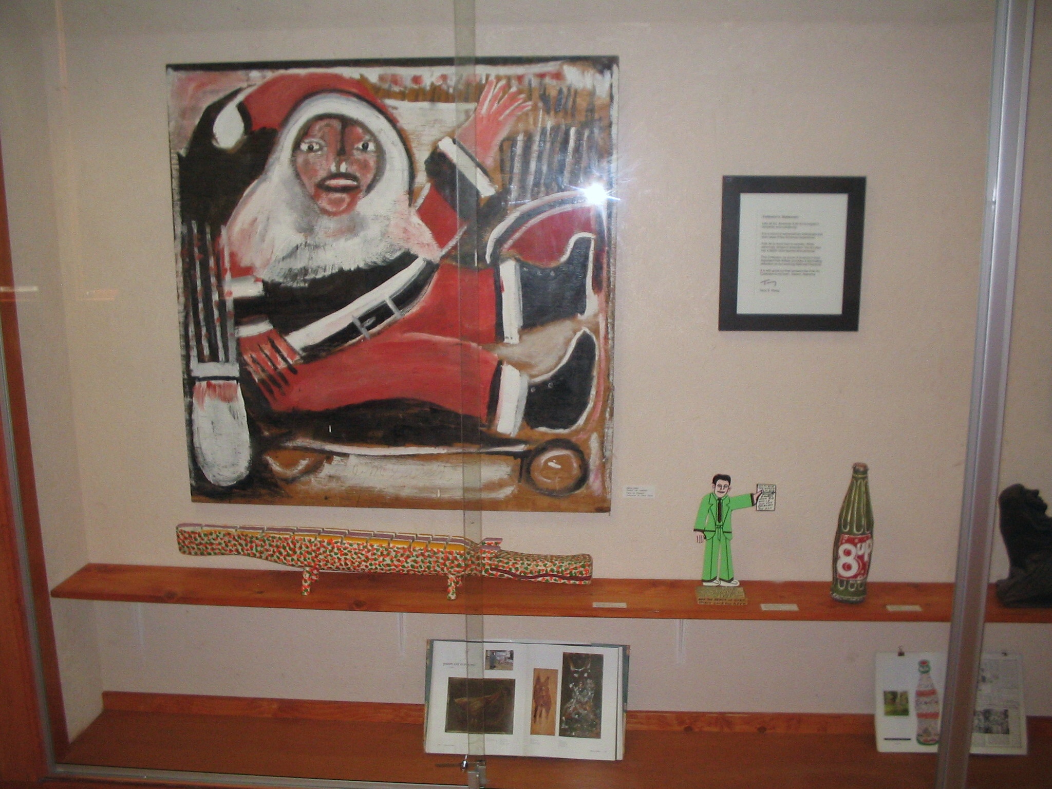 2048x1536 The Terry S. Hardy Folk Art Collection - Folk Art Santa Painting