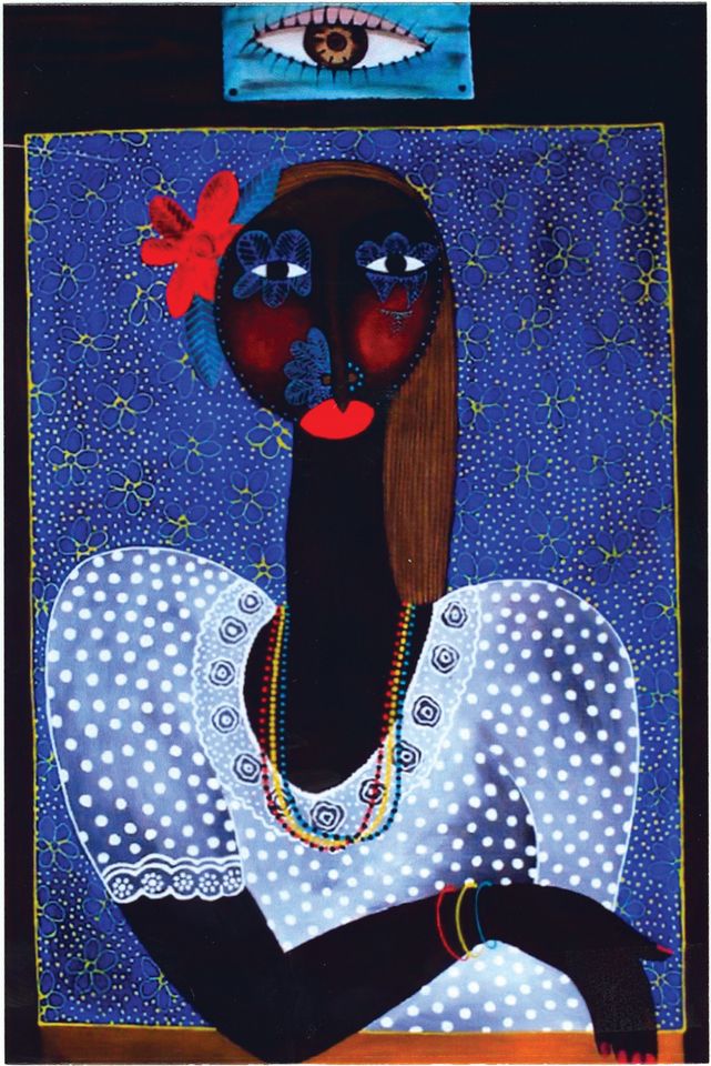 641x960 The Future Is Handmade Santa Fe's International Folk Art Market - Folk Art Santa Painting