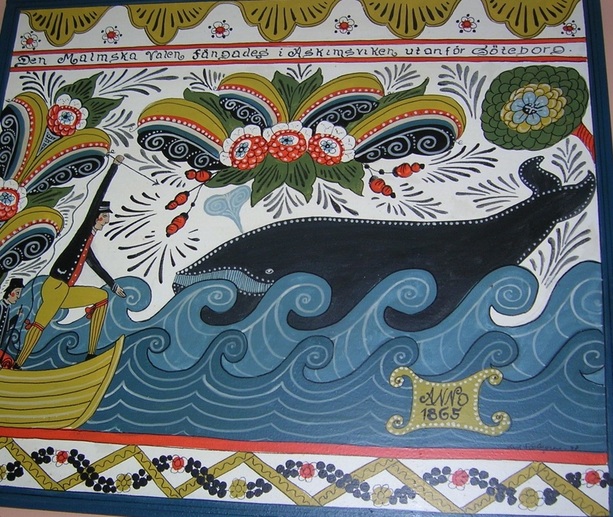 613x517 European Folk Painting - Folk Painting