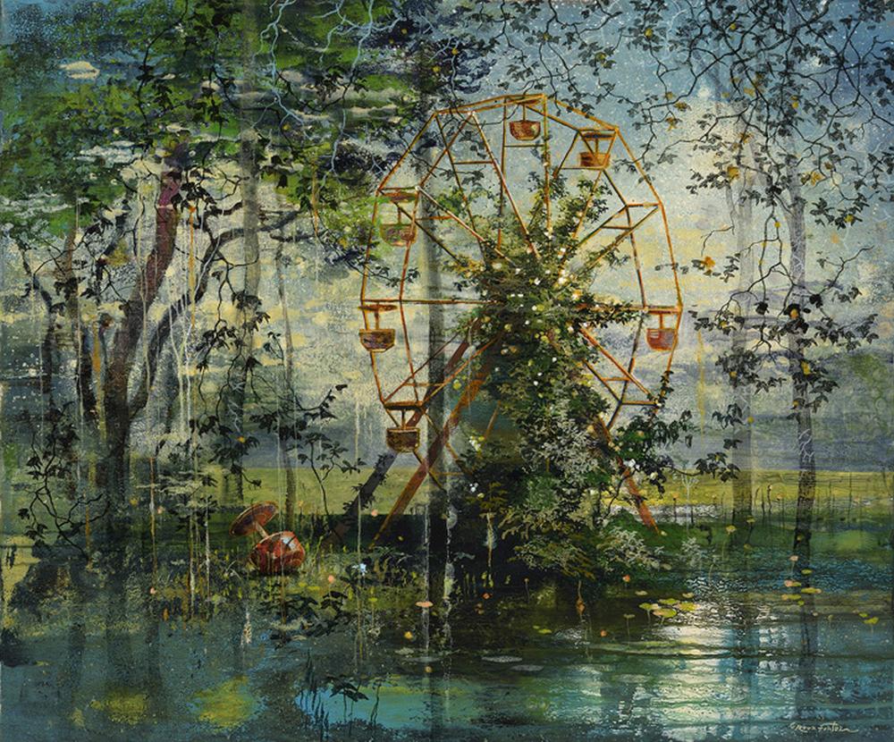 1000x830 Eric Roux Fontaine Paintings Wonderful World Moments Journal - Fontaine Painting