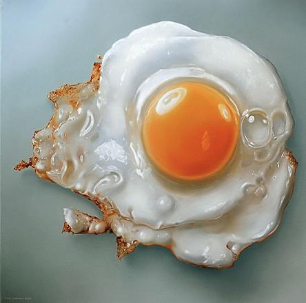 444x440 Photo Realistic Food Paintings By Tjalf Sparnaay - Food Oil Painting
