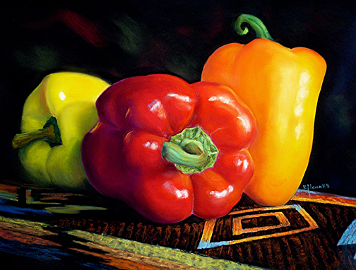 504x382 Food Paintings In Pastel A Gallery Of Pastel Still Life Painting - Food Painting