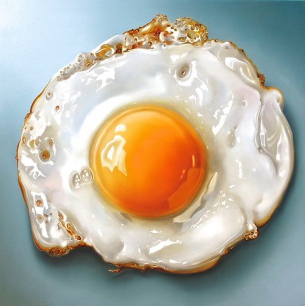 612x614 Hyperrealistic Food Paintings Food Painting - Food Painting
