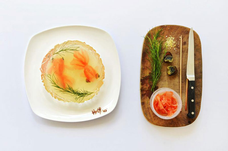 800x530 Painting With Food By Red Hong Yi - Food Painting