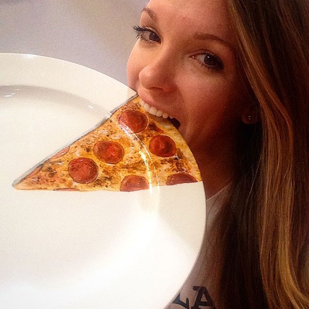 605x605 Plate Paintings By Jacqueline Poirier - Food Plate Painting