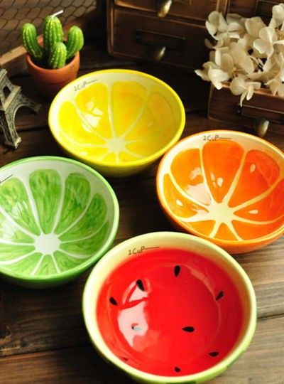 400x540 Creative Home Japanese Painted Hand Painted Ceramic Fruit Bowl - Food Plate Painting